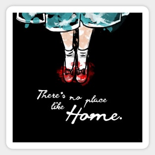 There's No Place like Home Watercolour Sticker